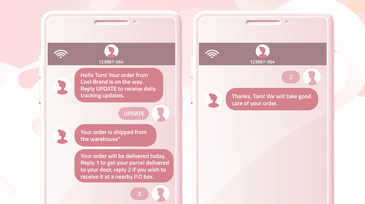 Automated SMS chat